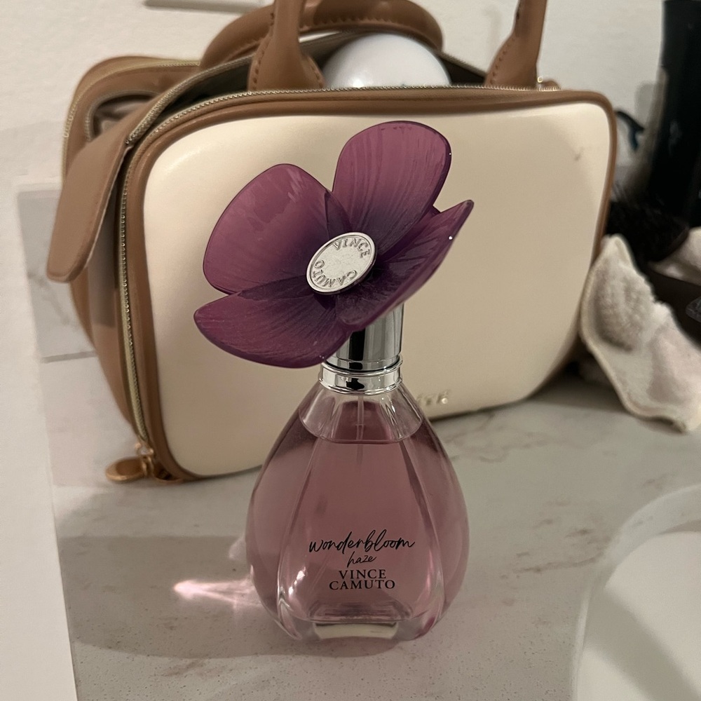Vince Camuto Underbloom with Purple Floral Cap